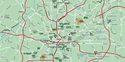 Atlanta-Karte