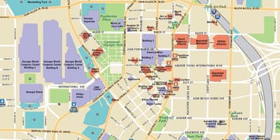 Atlanta Touristenattraktionen anzeigen